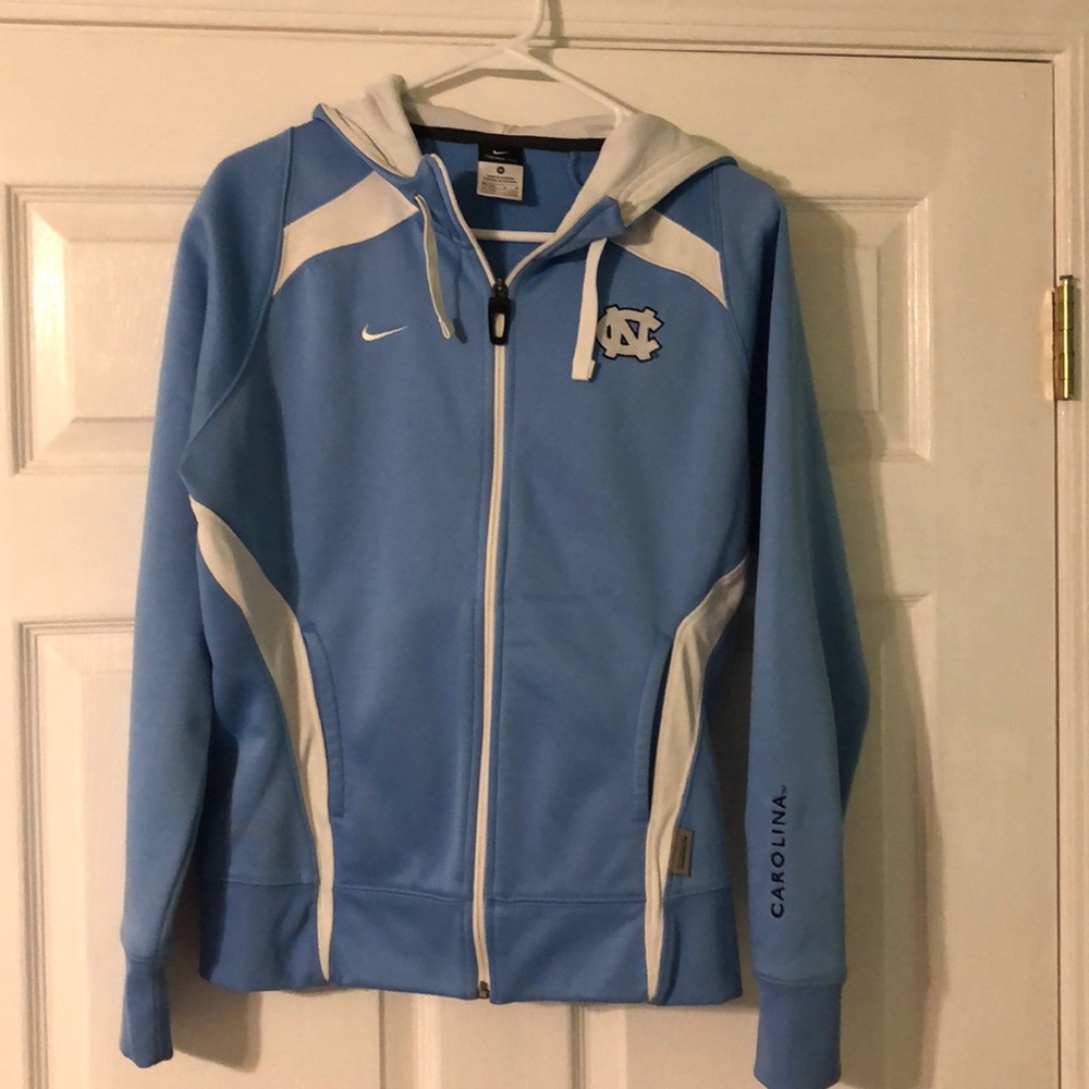 Nike Womens Therma Fit Carolina Zip Up Hoodie
